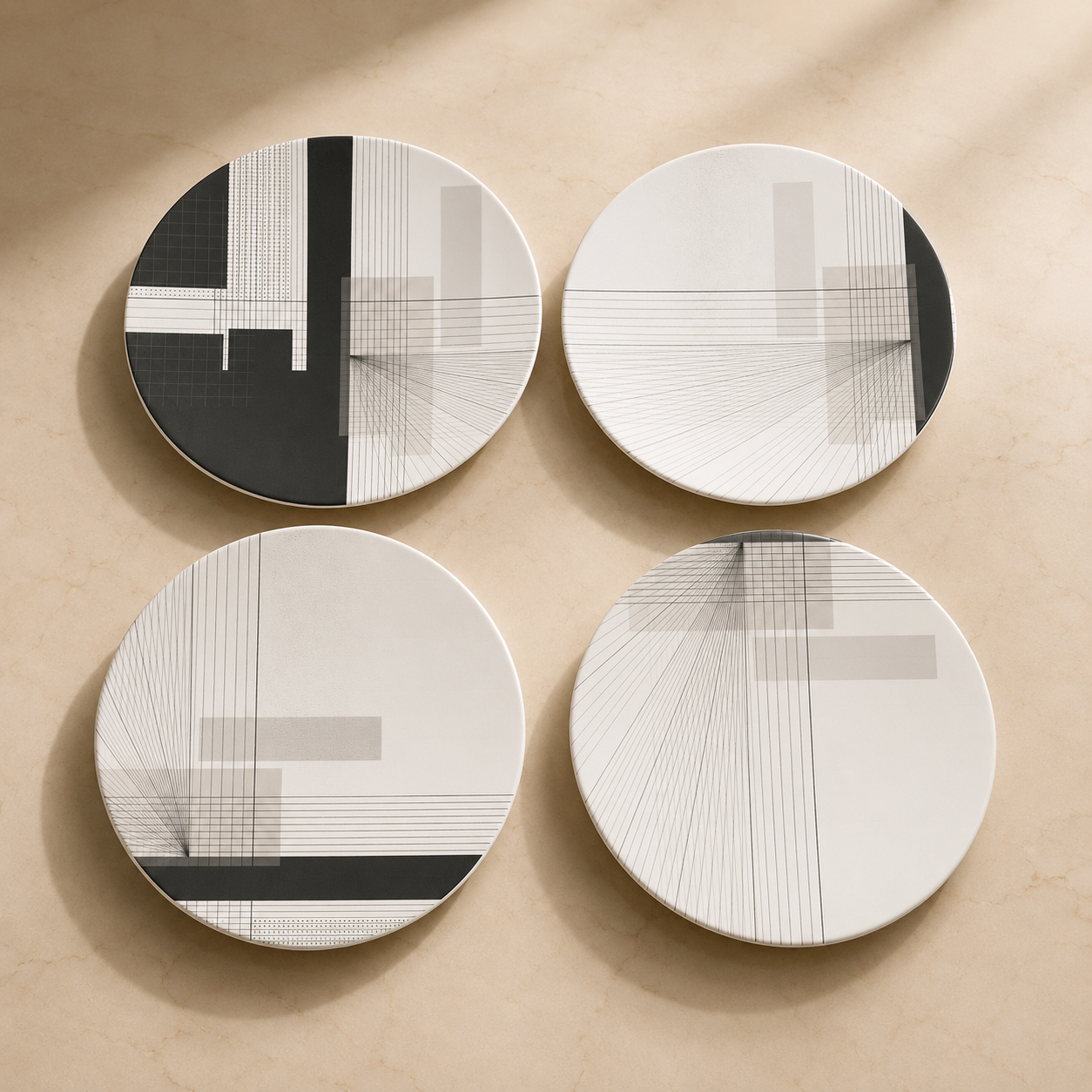 AXIS - CERAMIC COASTERS